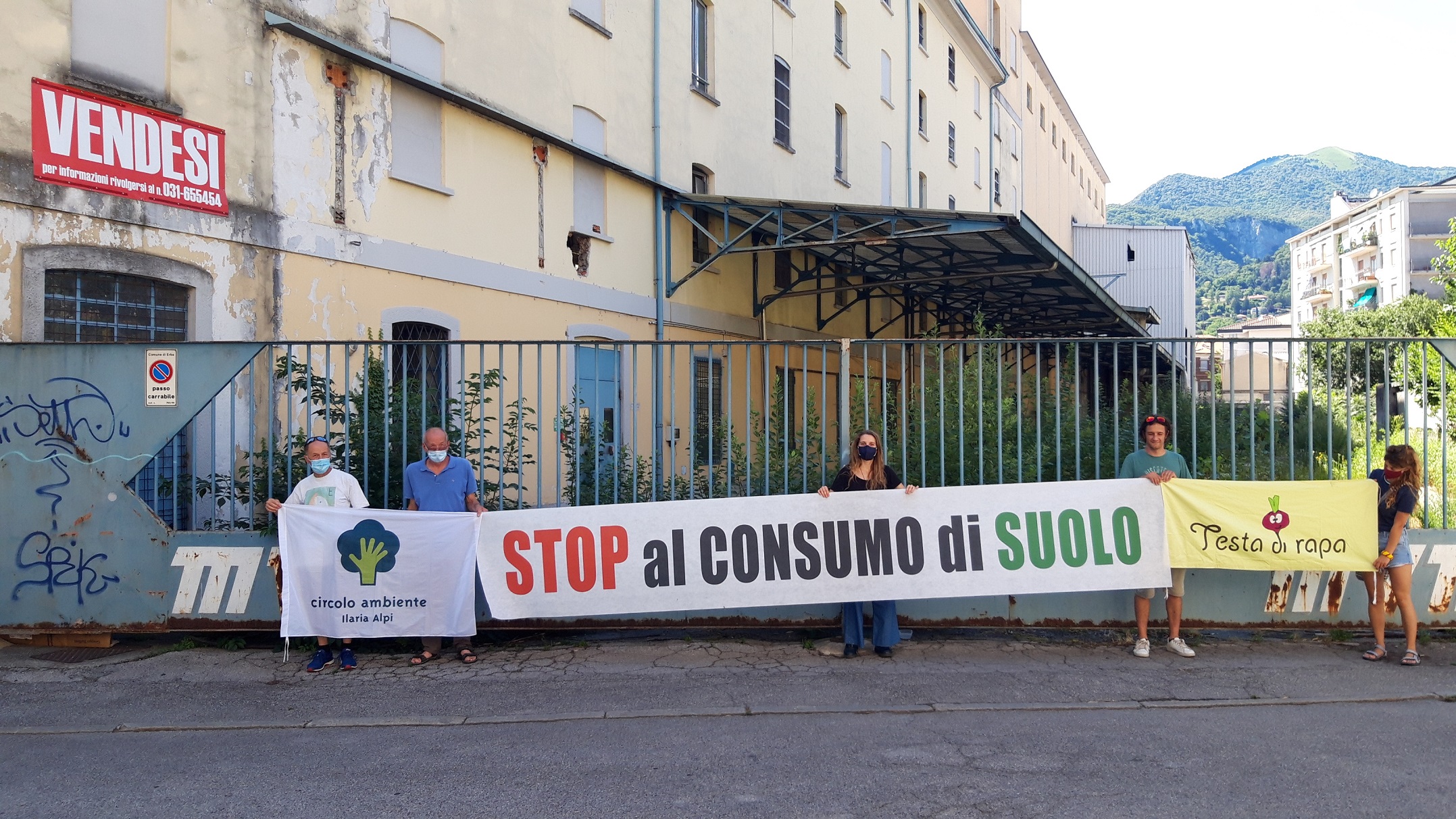 A Erba prosegue la campagna contro il consumo di suolo - Il prof. Paolo Pileri ha invitato ad attivarsi contro la cementificazione